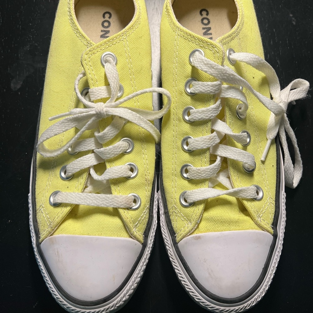 NEW NEVER WORN Yellow Converse